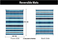 4 Colour Stripes LED Mat